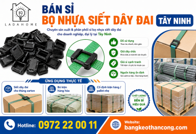 Bán sỉ bọ nhựa siết dây đai Tây Ninh