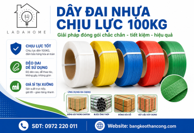 Dây đai nhựa chịu lực 100kg