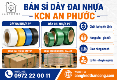 Bán sỉ dây đai nhựa KCN An Phước