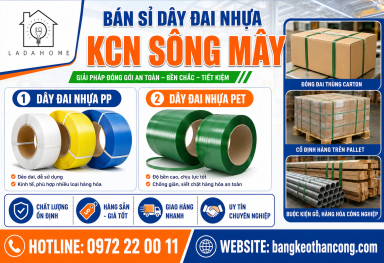 Bán sỉ dây đai nhựa KCN Sông Mây