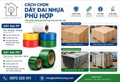 Cách chọn dây đai nhựa phù hợp