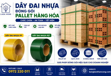 Dây đai nhựa đóng gói pallet