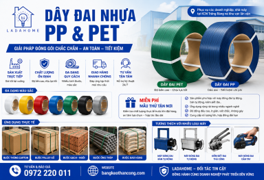 Bán sỉ dây đai nhựa PP & PET tại KCN Trảng Bàng