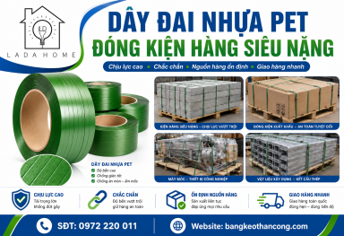 Dây đai PET đóng hàng siêu nặng