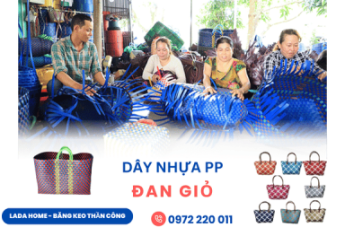Sản xuất dây nhựa PP đan giỏ