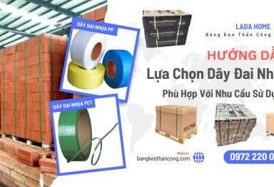 Hướng dẫn lựa chọn dây đai nhựa PP, PET phù hợp với nhu cầu sử dụng