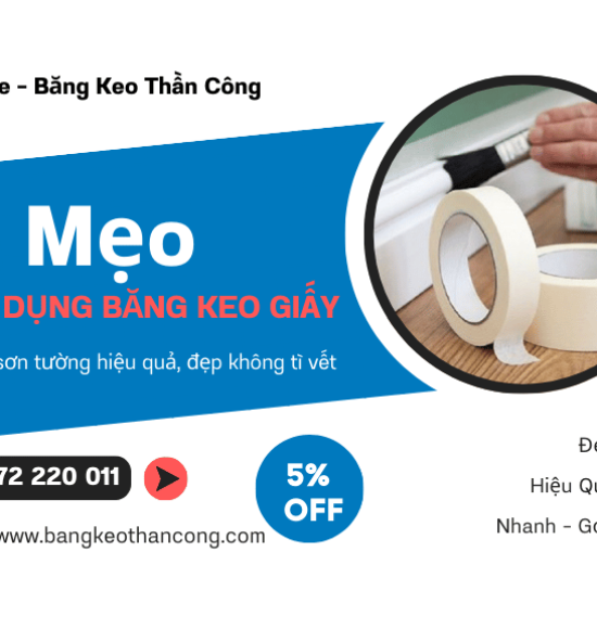 5 mẹo sử dụng băng keo giấy khi sơn tường đẹp và gọn gàng